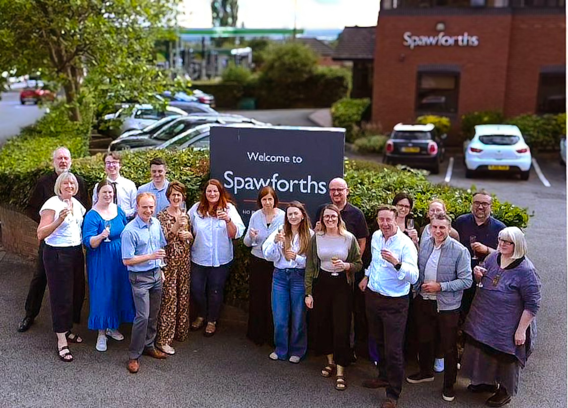 Spawforths planners architects employee owned trust team photograph