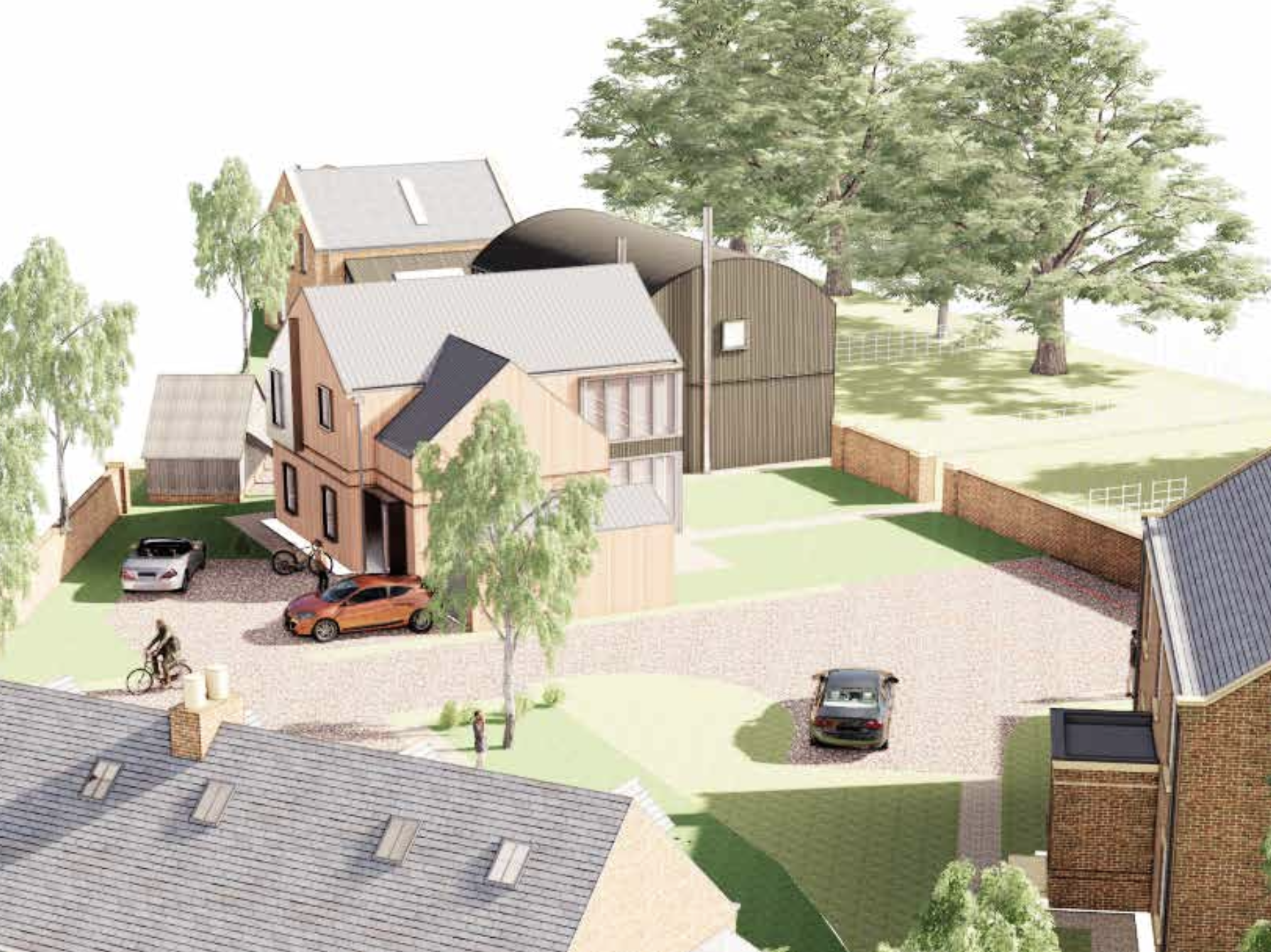 Artists impression residential development Howden Spawforths architects