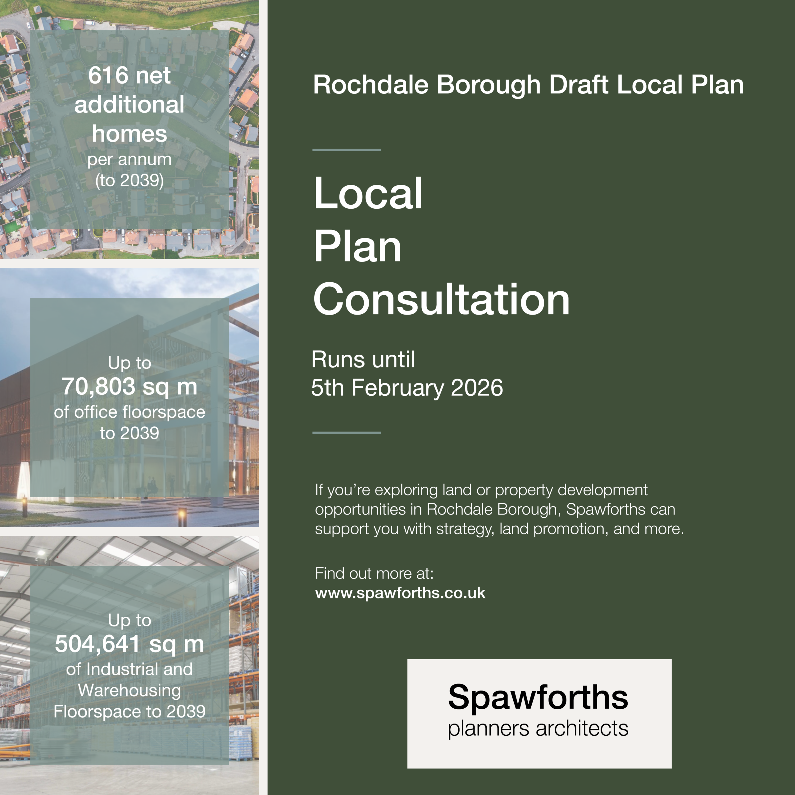 Spawforths Planners Rochdale Borough Draft Local Plan Consultation- News & Updates